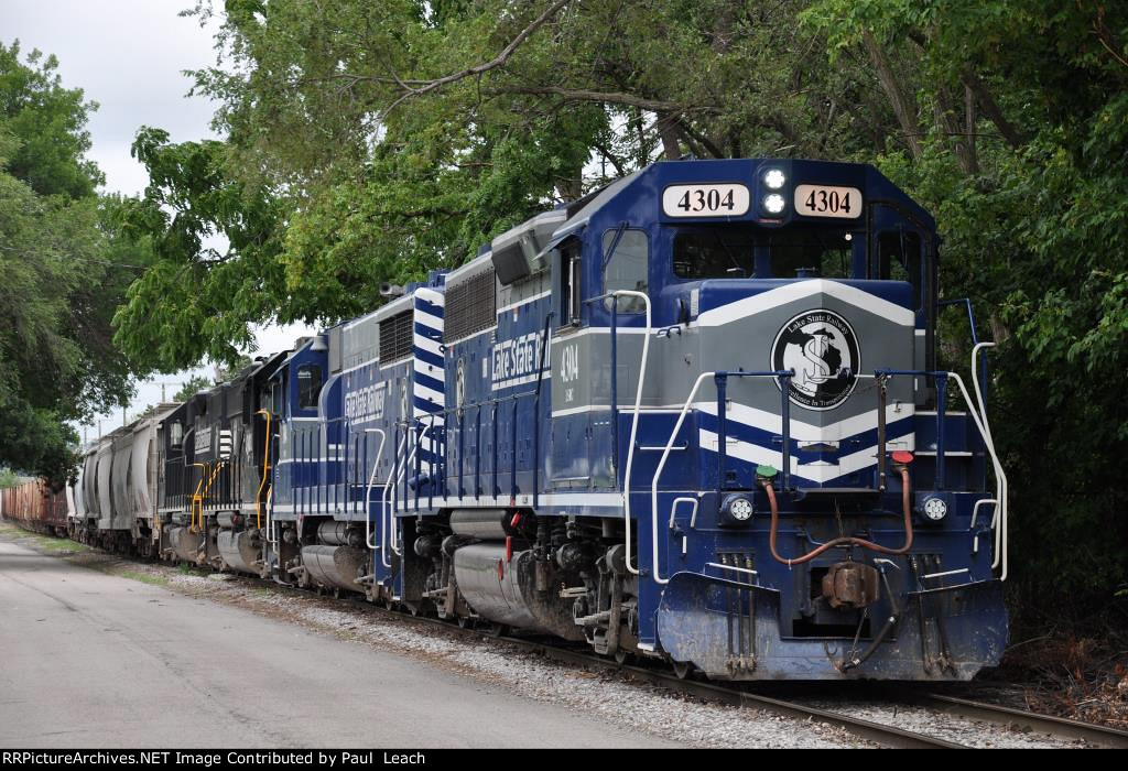 Waiting to depart the yard